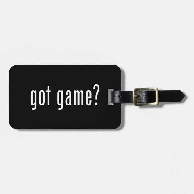 got game? luggage tag (Front Horizontal)