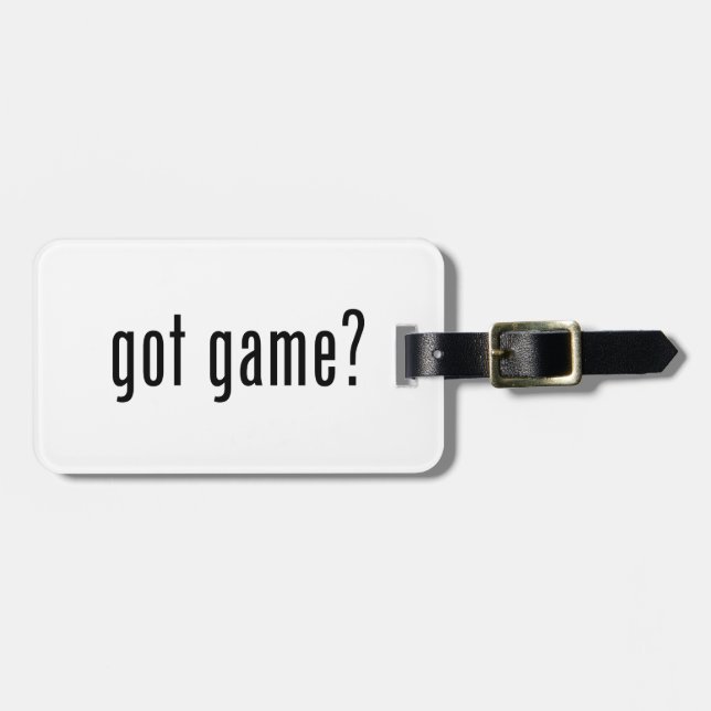 got game? luggage tag (Front Horizontal)