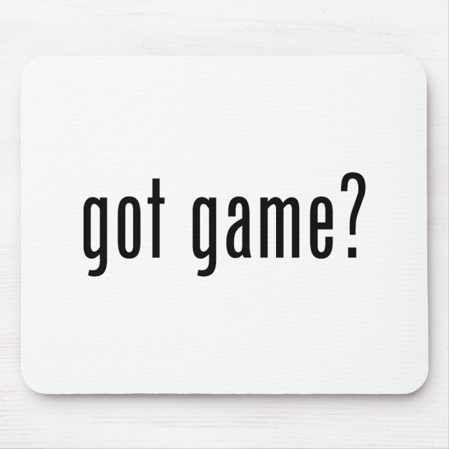 got game? mouse mat (Front)
