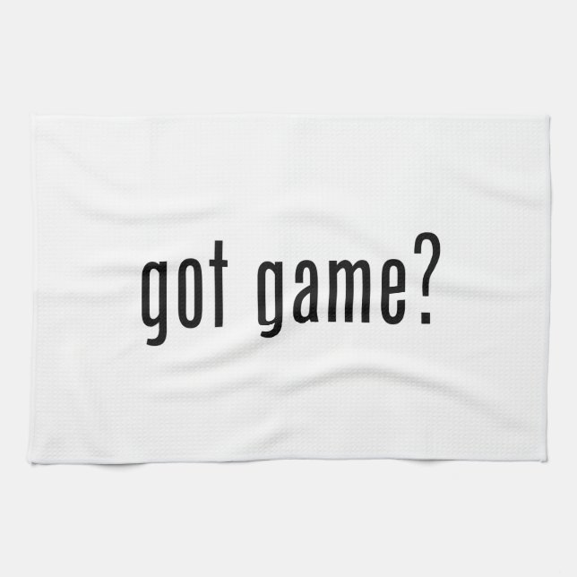got game? tea towel (Horizontal)