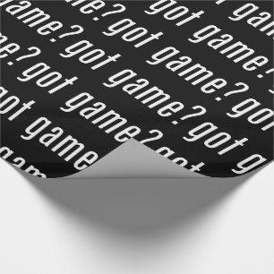 got game? wrapping paper