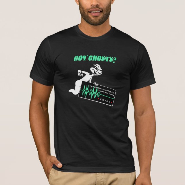 Got ghosts? Black T-Shirt (Front)