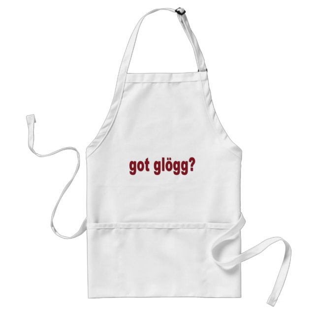 got glogg? Funny Scandinavian Standard Apron (Front)