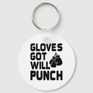 Got Gloves Will Punch Boxer Sports Strength Gym At Key Ring