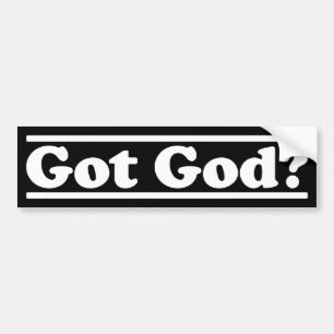 Got God Bumper Sticker