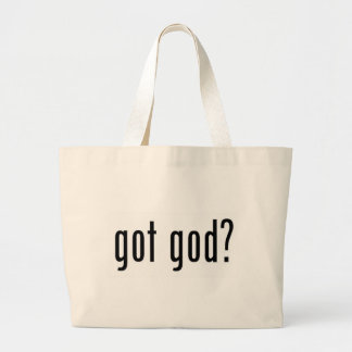 got god? large tote bag