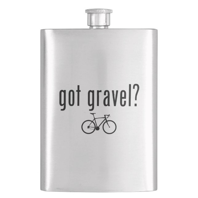 Got Gravel Cycling Hip Flask (Front)