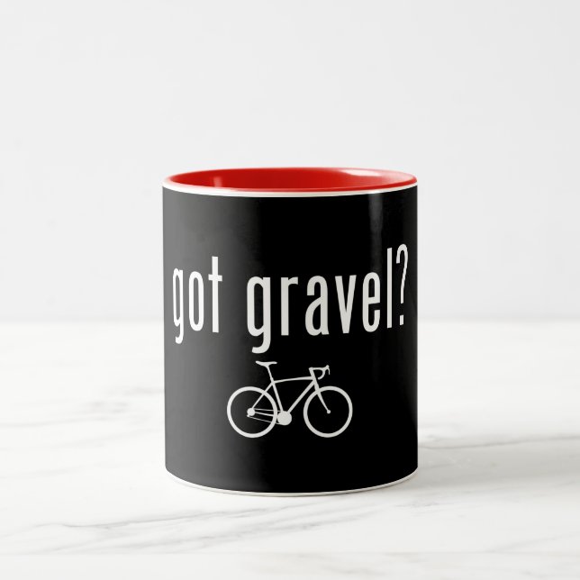 Got Gravel Cycling Two-Tone Coffee Mug (Center)