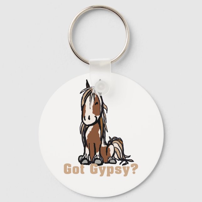 Got Gypsy Vanner? Key Ring (Front)