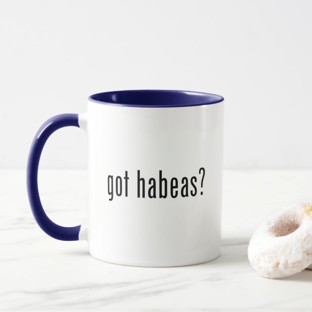 Got Habeas? Mug (With Donut)