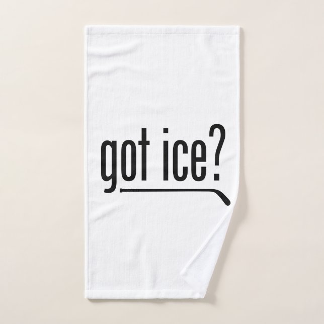 got ice? (hockey) bath towel set (Hand Towel)