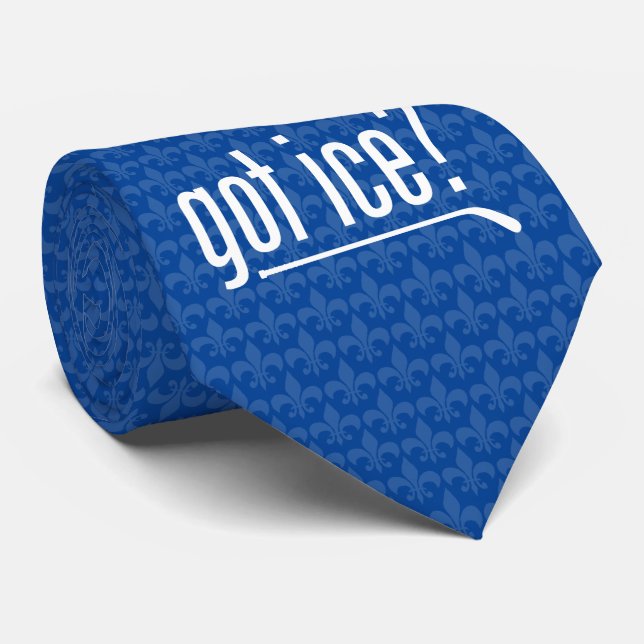 got ice? (hockey) tie (Rolled)