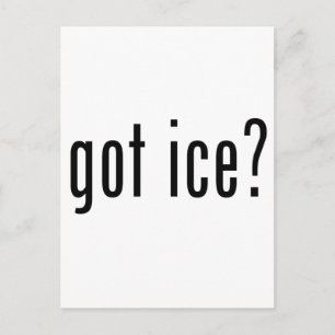 got ice? postcard
