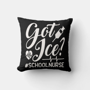 Got Ice School Nurse -  Throw Pillow