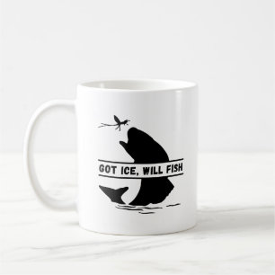 Got Ice Will Fish Ice Fishing Coffee Mug