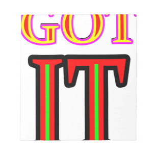 Got IT4 jgibney The MUSEUM Zazzle Gifts Notepad