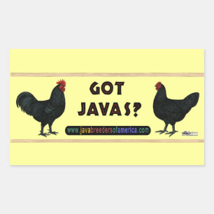 Got Javas? Rectangular Sticker
