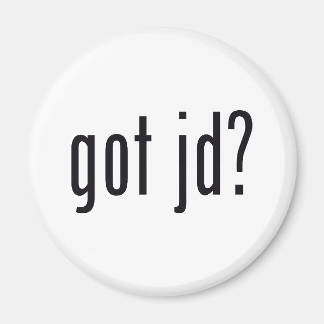 got jd? magnet (Front)