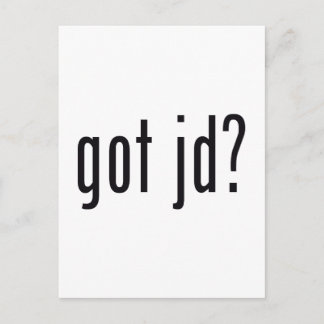 got jd? postcard