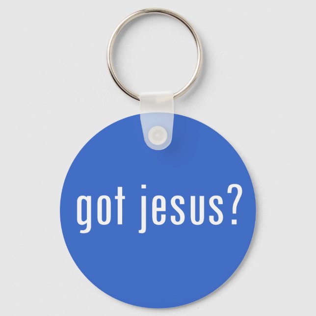 got jesus? key ring (Front)