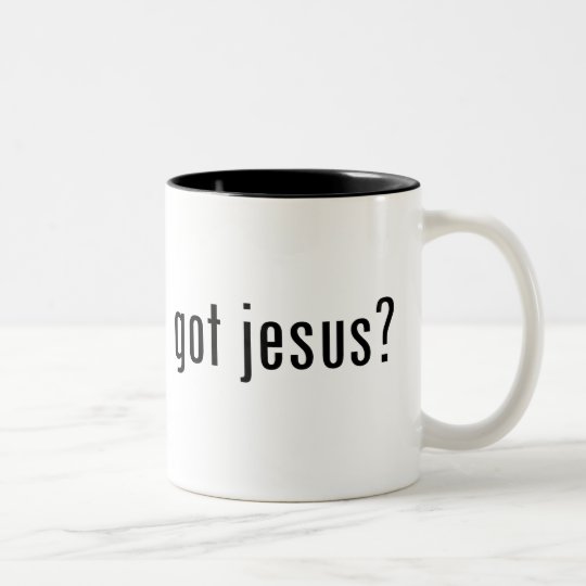 got jesus? Two-Tone coffee mug