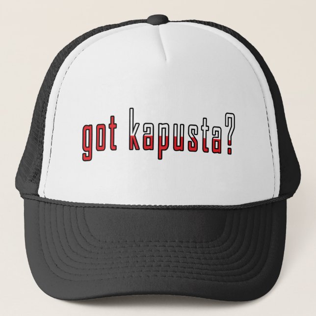 got kapusta? Flag Trucker Hat (Front)