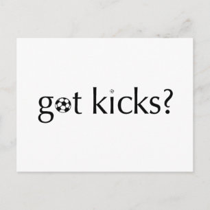 Got Kicks? Postcard