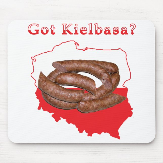 Got Kielbasa Polish Map Mouse Mat (Front)