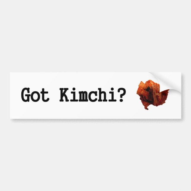 Got Kimchi? Bumper Sticker (Front)