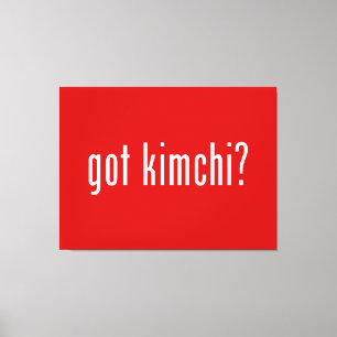 got kimchi? canvas print