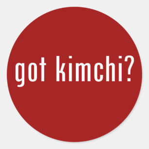got kimchi? classic round sticker