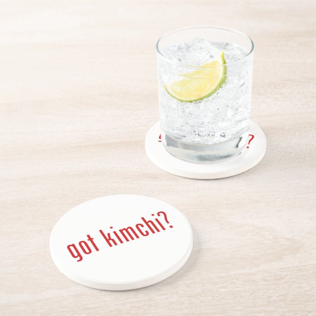 got kimchi? coaster (Side)