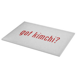 got kimchi? cutting board