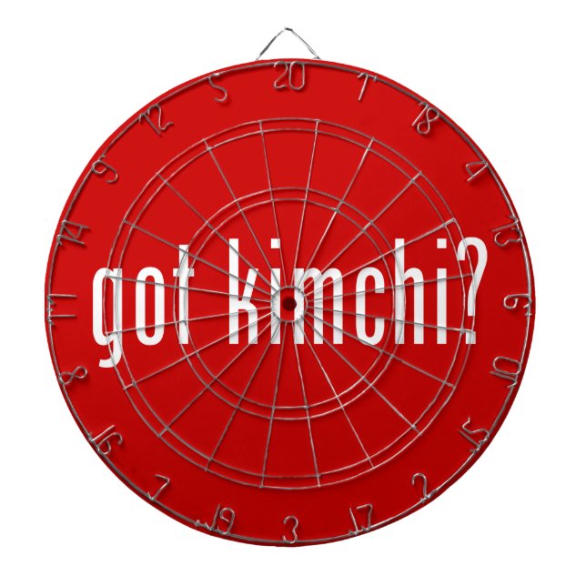 got kimchi? dartboard (Front)