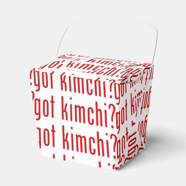 got kimchi? favour box (Front Side)