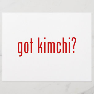 got kimchi? flyer