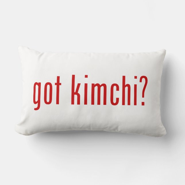 got kimchi? lumbar cushion (Front)