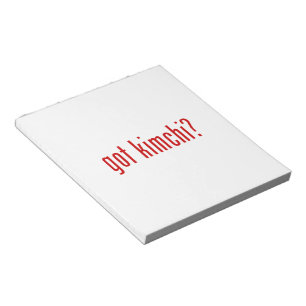 got kimchi? notepad