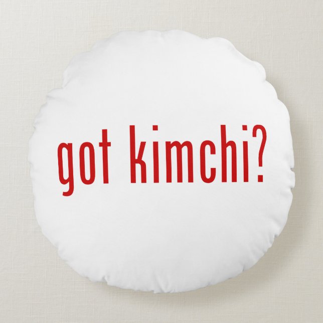 got kimchi? round cushion (Front)