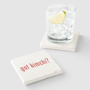 got kimchi? stone coaster