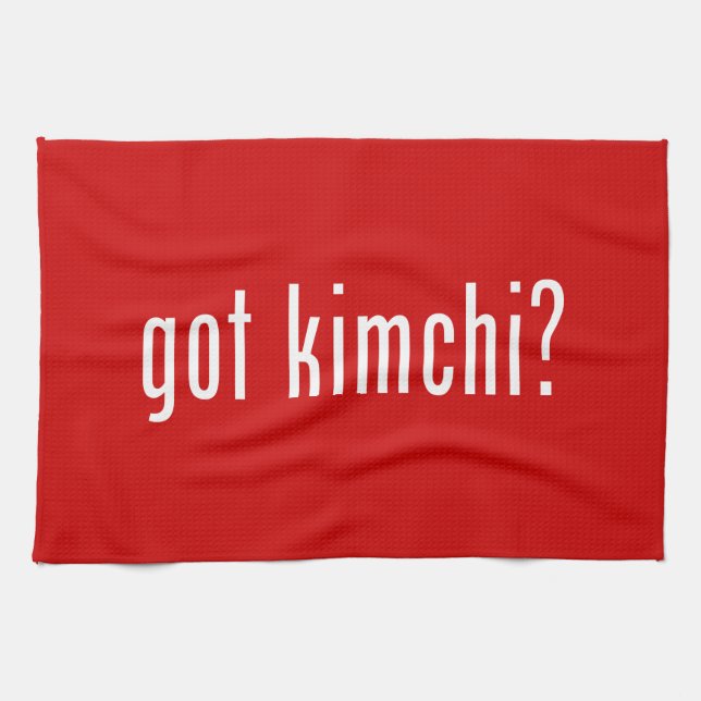 got kimchi? tea towel (Horizontal)