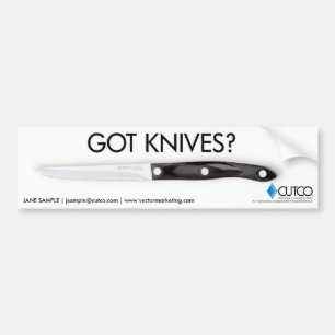 "Got Knives" Cutco Bumper Sticker