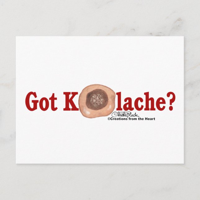 Got Kolache? postcard (Front)