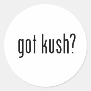 got kush? classic round sticker