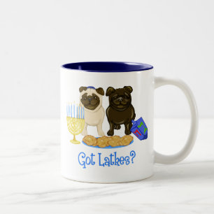 Got Latkes? Hanukkah Pug Mugs