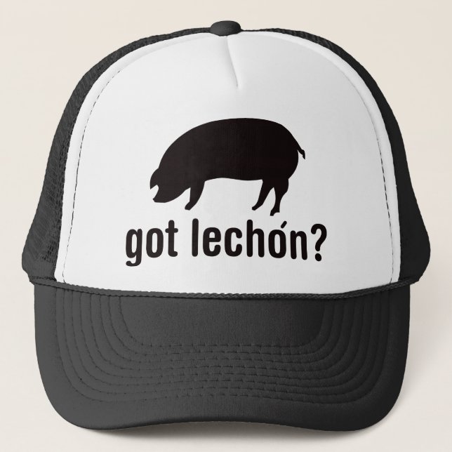 Got Lechon - Basic Black Trucker Hat (Front)