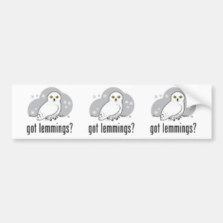 got lemmings? bumper sticker