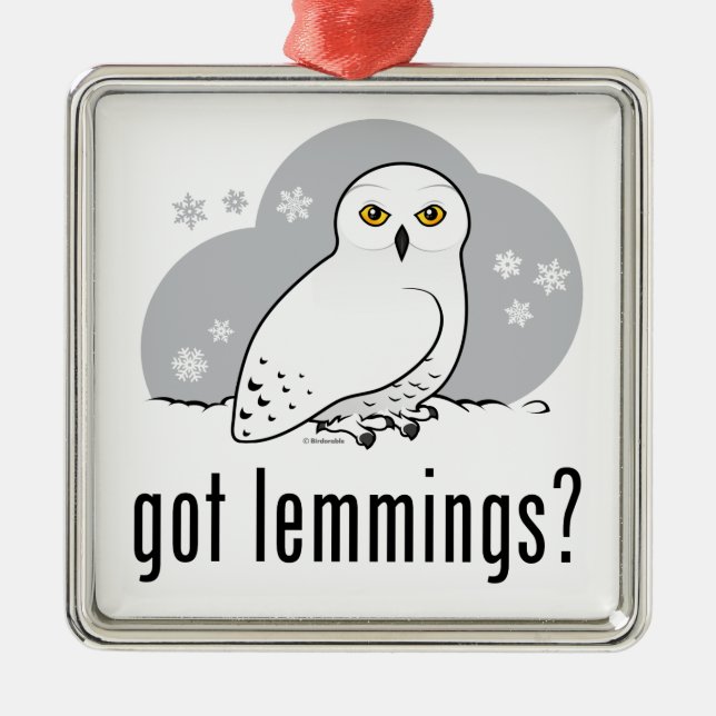 got lemmings? metal tree decoration (Front)