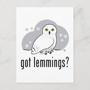 got lemmings? postcard