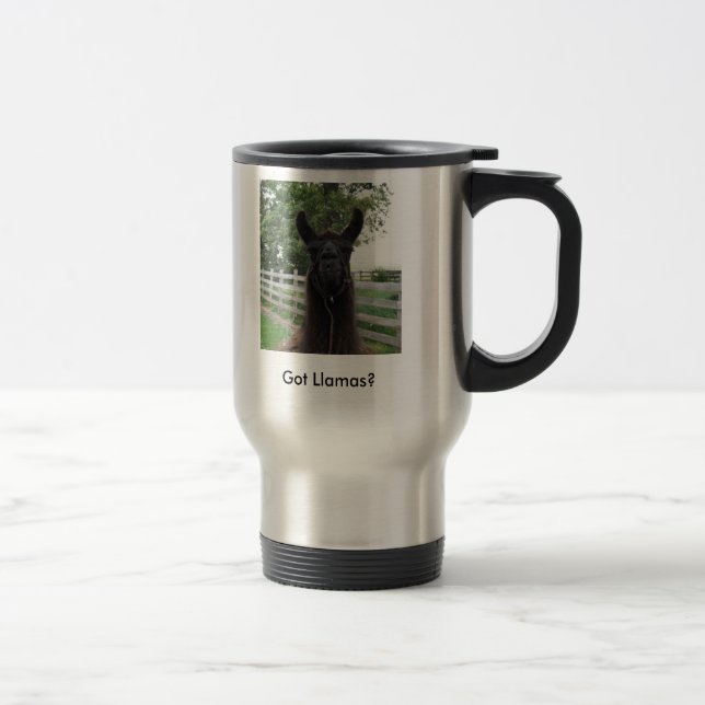 Got Llamas? Travel Mug (Right)